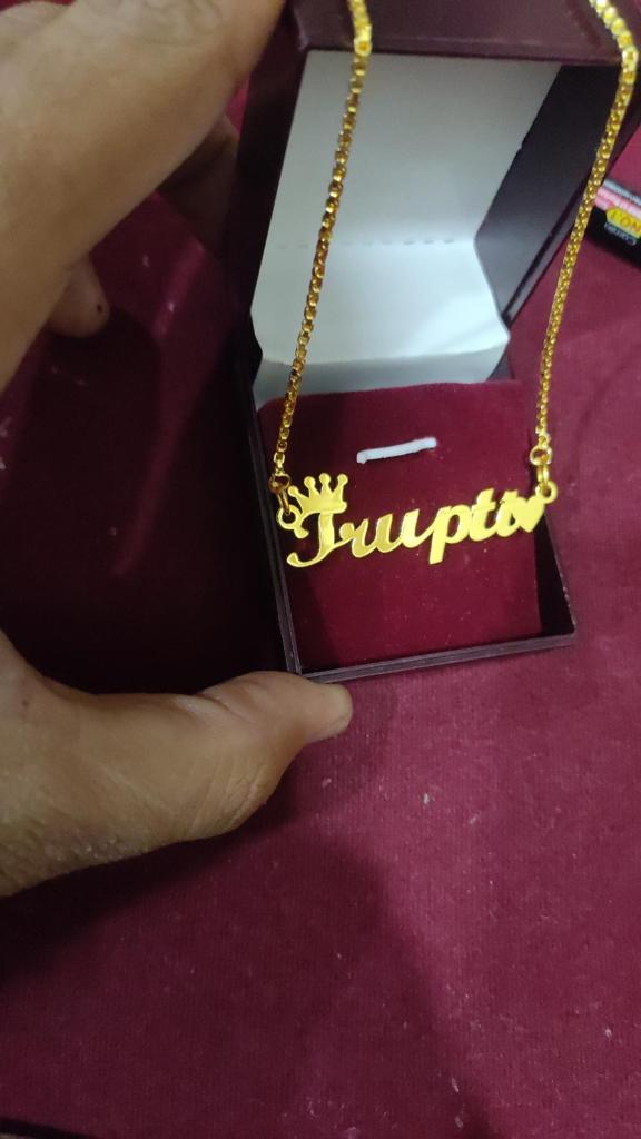 Customized name pendant online india 